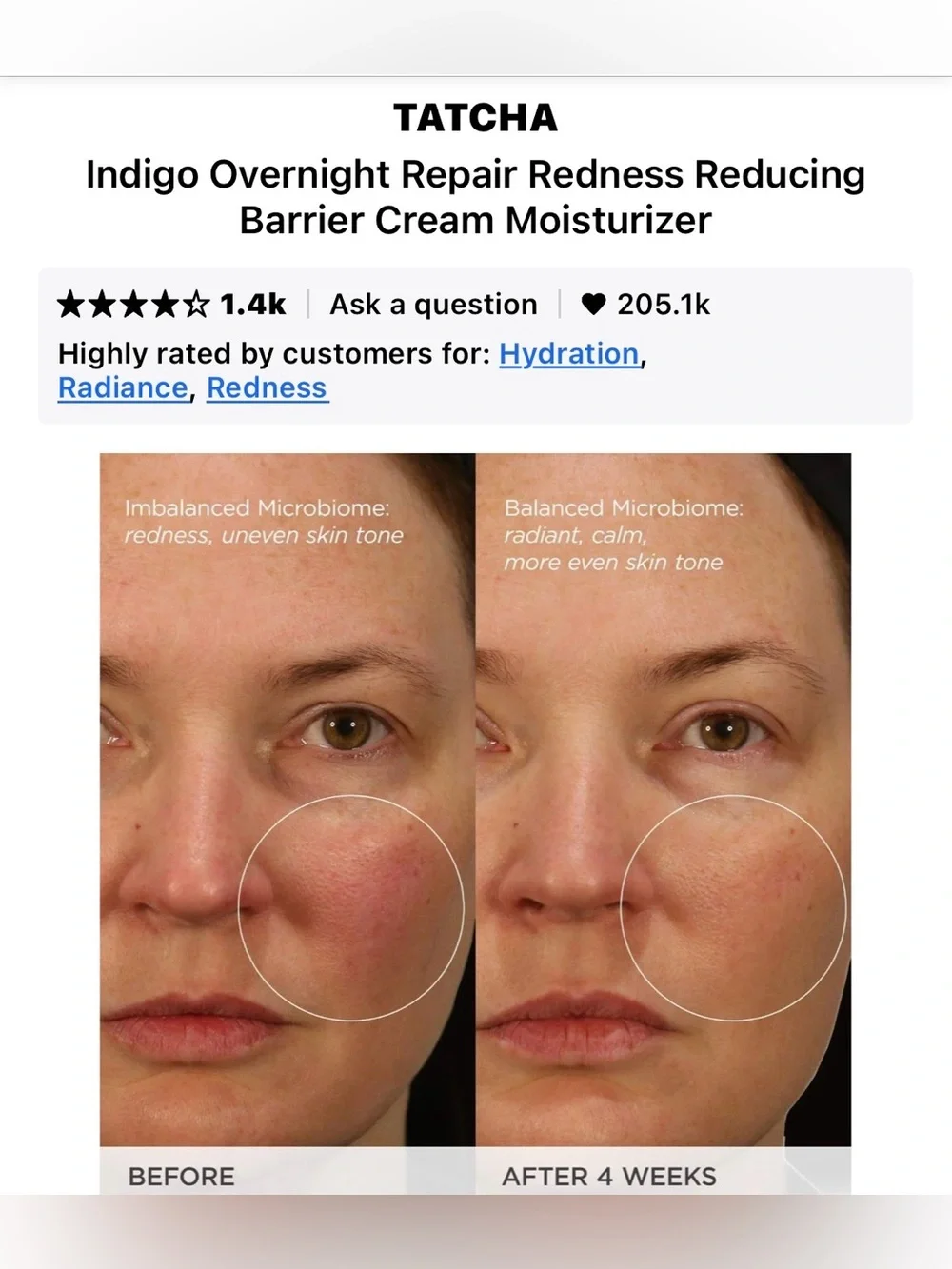 Tatcha Indigo Overnight Repair Cream - Blue - Picture 10 of 15